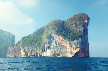 Beautiful  Phi Phi Ley islands  in Thailand の写真素材