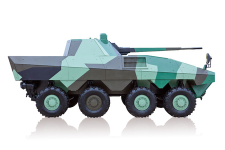 russian Infantry fighting vehicle with 57-mm automatic gunの写真素材