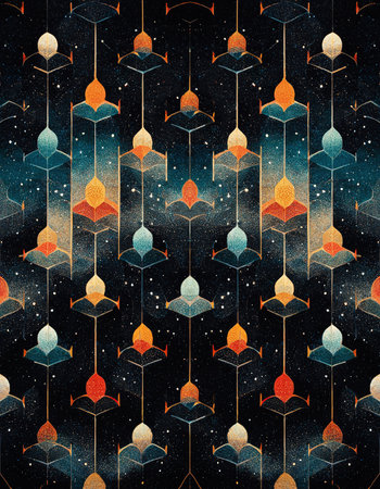 abstract colorful cloth  background. 3d rendering digital art illustrationの写真素材