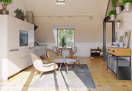 modern home interior.の写真素材