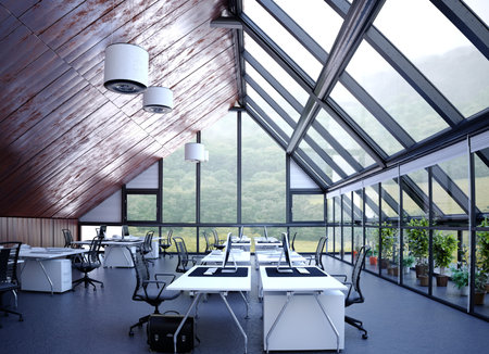 modern office interior.の写真素材