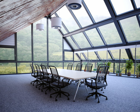 modern office interior.の写真素材