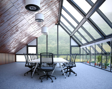 modern office interior.の写真素材