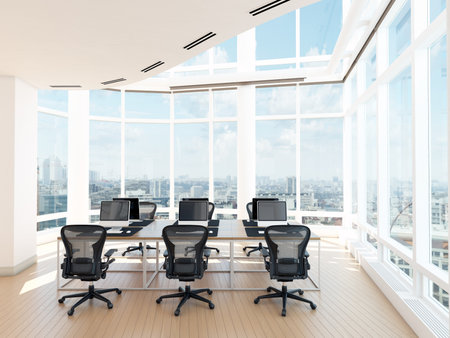 modern office interior.の写真素材