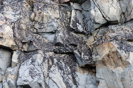 Texture of surface of the rocks split