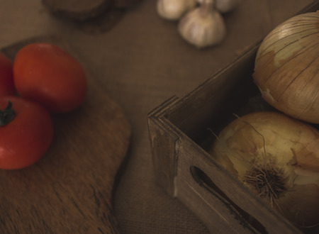 Healthy food cooked in an artisanal wayの写真素材