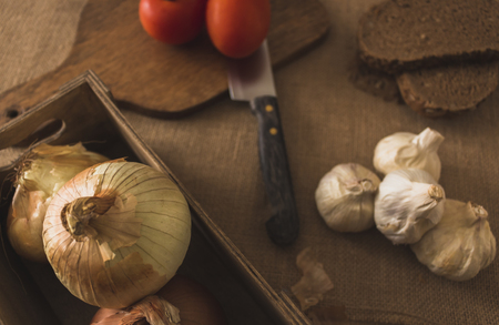 Healthy food cooked in an artisanal wayの写真素材