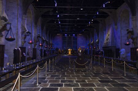 Wonderful tour in the Warner studios in London where you can visit and know the different corners of the original sets, objects or the secrets of your favorite Harry Potter characters.のeditorial素材