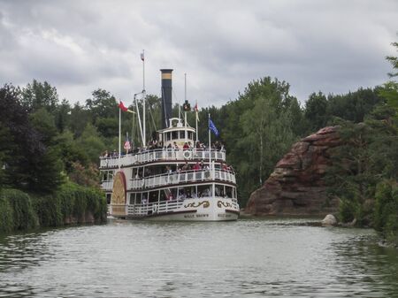 Visit the theme park of Disneyland Paris, composed of its different attractions, themed corners and shops or shows.のeditorial素材