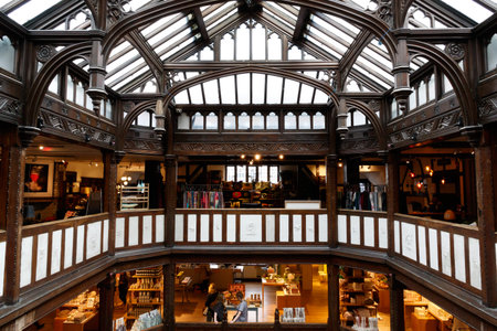 London, UK - August 2, 2016 - Liberty, a luxury department store in the West End of Londonのeditorial素材