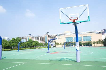 outdoor basketball courtのeditorial素材