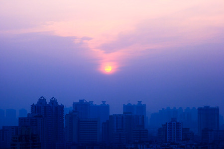 twilight imageの写真素材