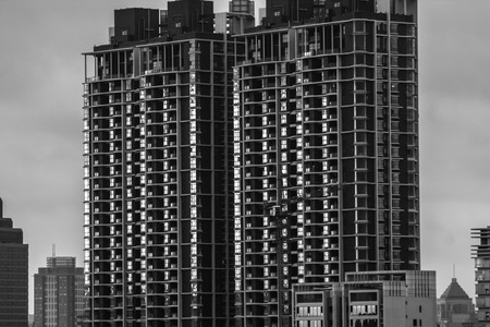 dense residential buildingsのeditorial素材