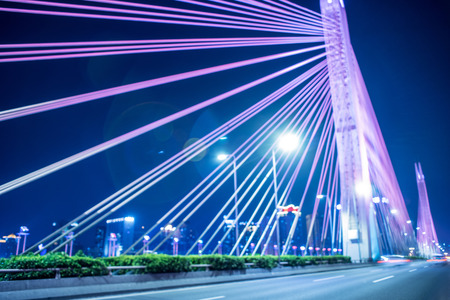 blurred Haiyin Bridge backgroundの写真素材