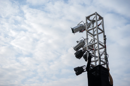 spot light on the standのeditorial素材