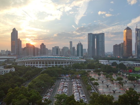 Guangzhou Tianhe Sports Centre complexのeditorial素材