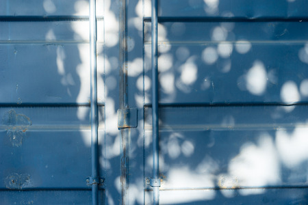 door of a containerの写真素材