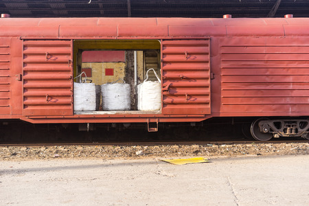 railway carriagesの写真素材