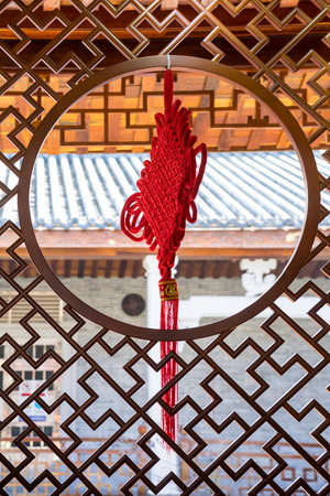 chinese knotの写真素材