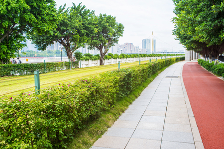 street and runwayの写真素材