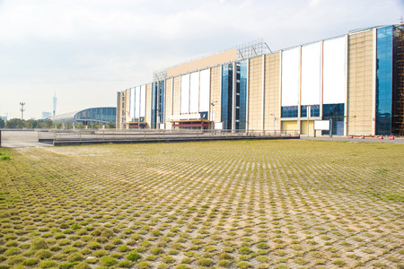 square in front of a buildingのeditorial素材