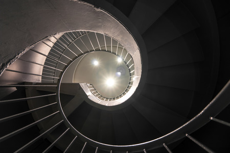 spiral stairsの写真素材