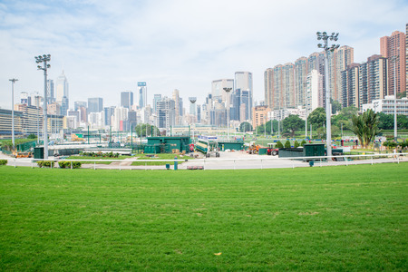 city building in Hong Kongのeditorial素材