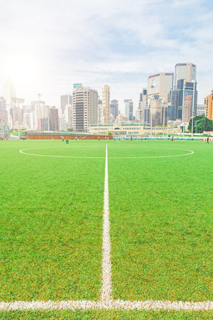 football fieldのeditorial素材