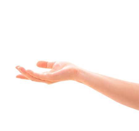 Woman hand signの写真素材