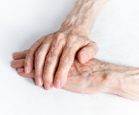 care is at home of elderly isolatedの写真素材