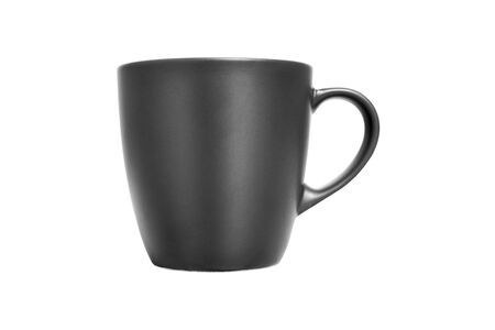 Mug Mock up. Gray Mug on white.の写真素材
