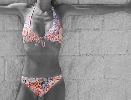 Girl in bikiniの写真素材