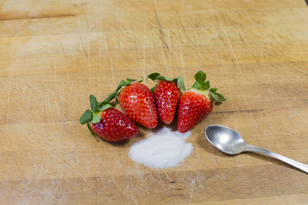 Seasonal Strawberriesの写真素材