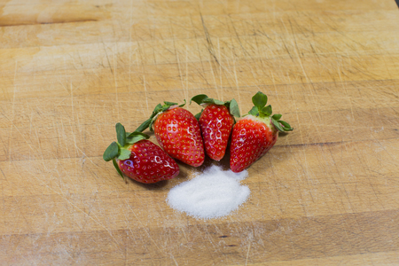 Seasonal Strawberriesの写真素材