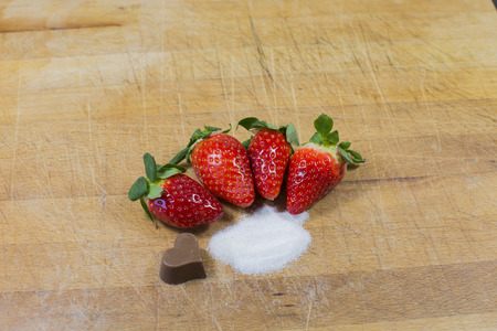 Seasonal Strawberriesの写真素材