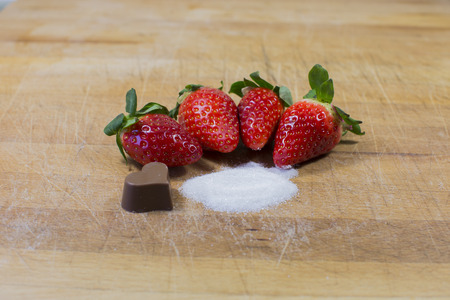 Seasonal Strawberriesの写真素材