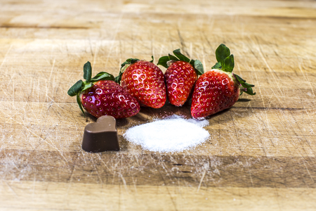 Seasonal Strawberriesの写真素材