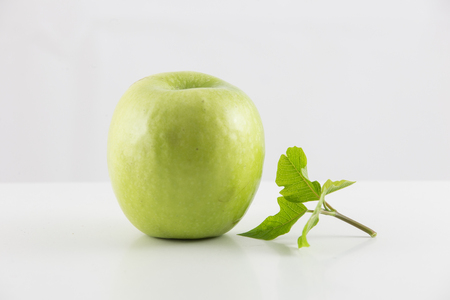 Green appleの写真素材