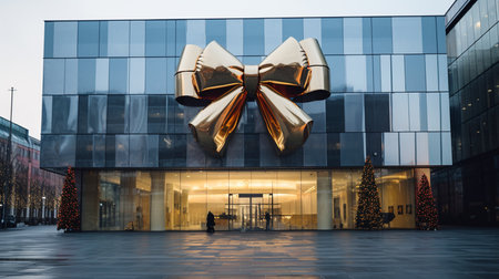 The entrance to the Moscow State University of Economics.の素材