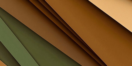 abstract brown and green paper background with copy space for text or imageの素材