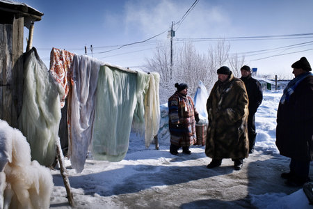 People on the streetの素材
