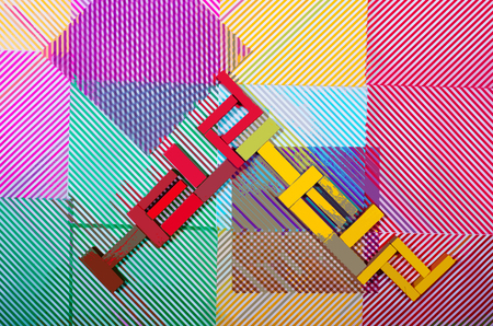 The signe "help" on an abstract background.の写真素材
