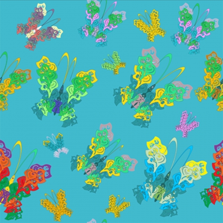 seamless pattern of beautiful butterflyのイラスト素材