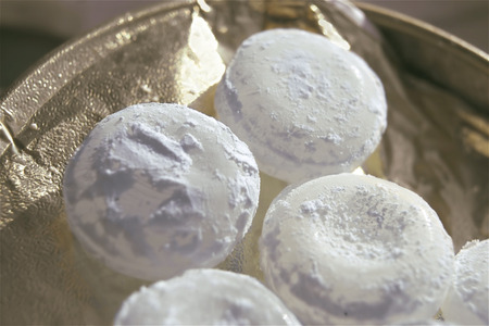 mint drops close upの写真素材