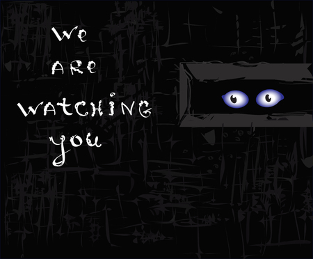 We Are Watchingのイラスト素材