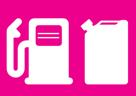 canister fuel  pump colorful icon vectorのイラスト素材