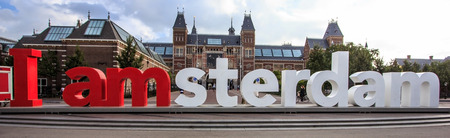 Amsterdam, Netherlands - September 01, 2016: The words