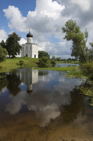 Church of the Intercession on the Nerlの写真素材