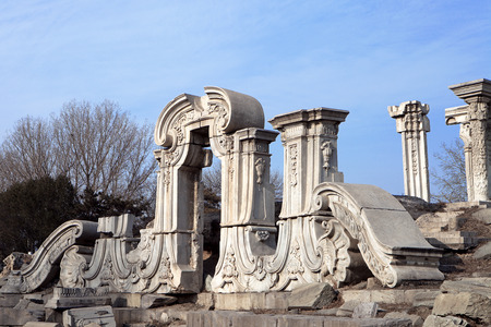 Yuanmingyuan ruinsのeditorial素材
