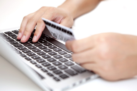 Shopping on-lineのeditorial素材